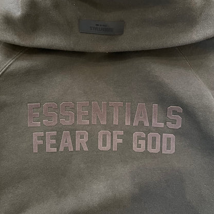 Hoodie Essential Kaki - M