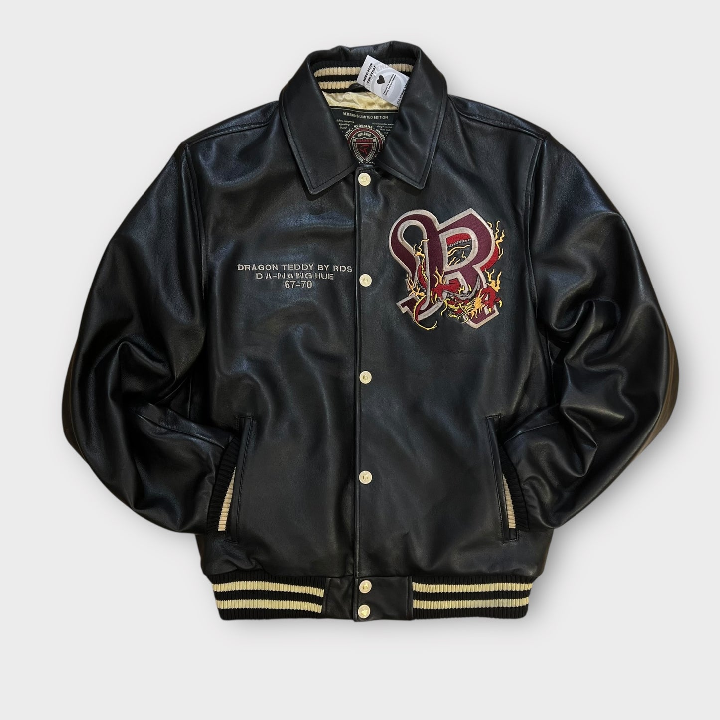 Veste Redskin Cuir Edition Limité Dragon - M