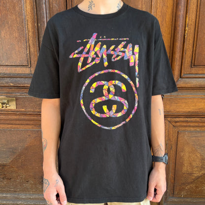 T-shirt Stussy Noir s logo - L