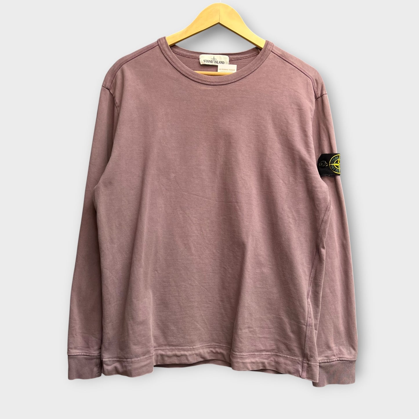 Sweat Fin Stone Island Rose  - L