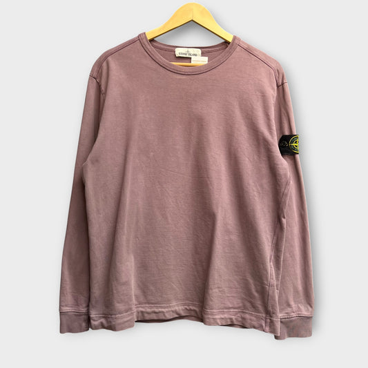 Sweat Fin Stone Island Rose  - L