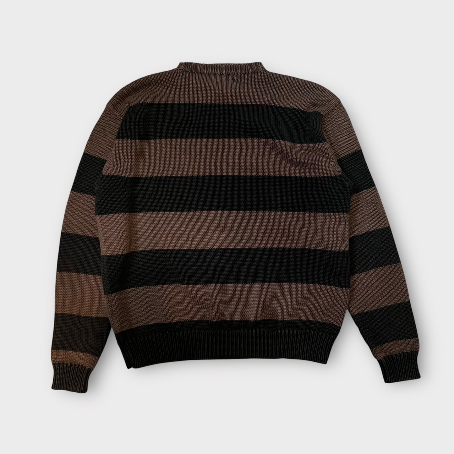 Pull Ralph Lauren Rayé marron / Noir - L