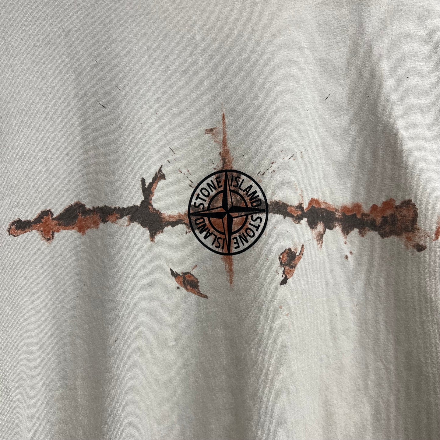 T-shirt Stone Island Blanc - M
