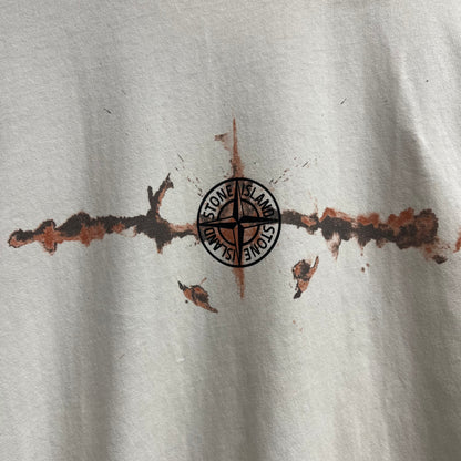 T-shirt Stone Island Blanc - M
