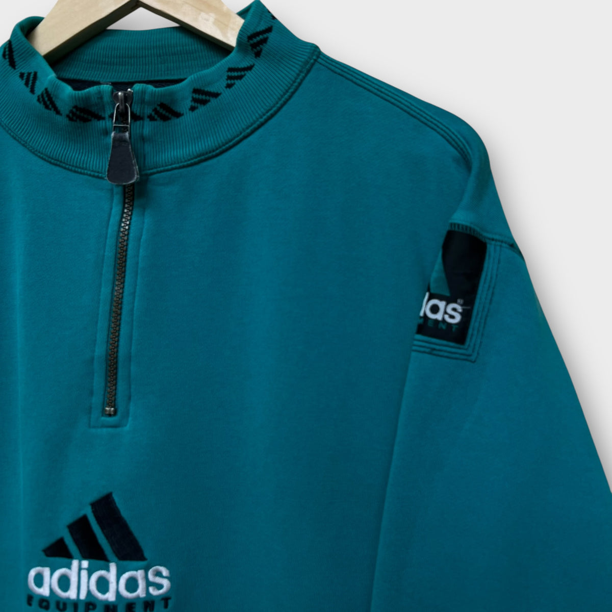 Sweat Adidas Equipment vintage 90's Turquoise - M
