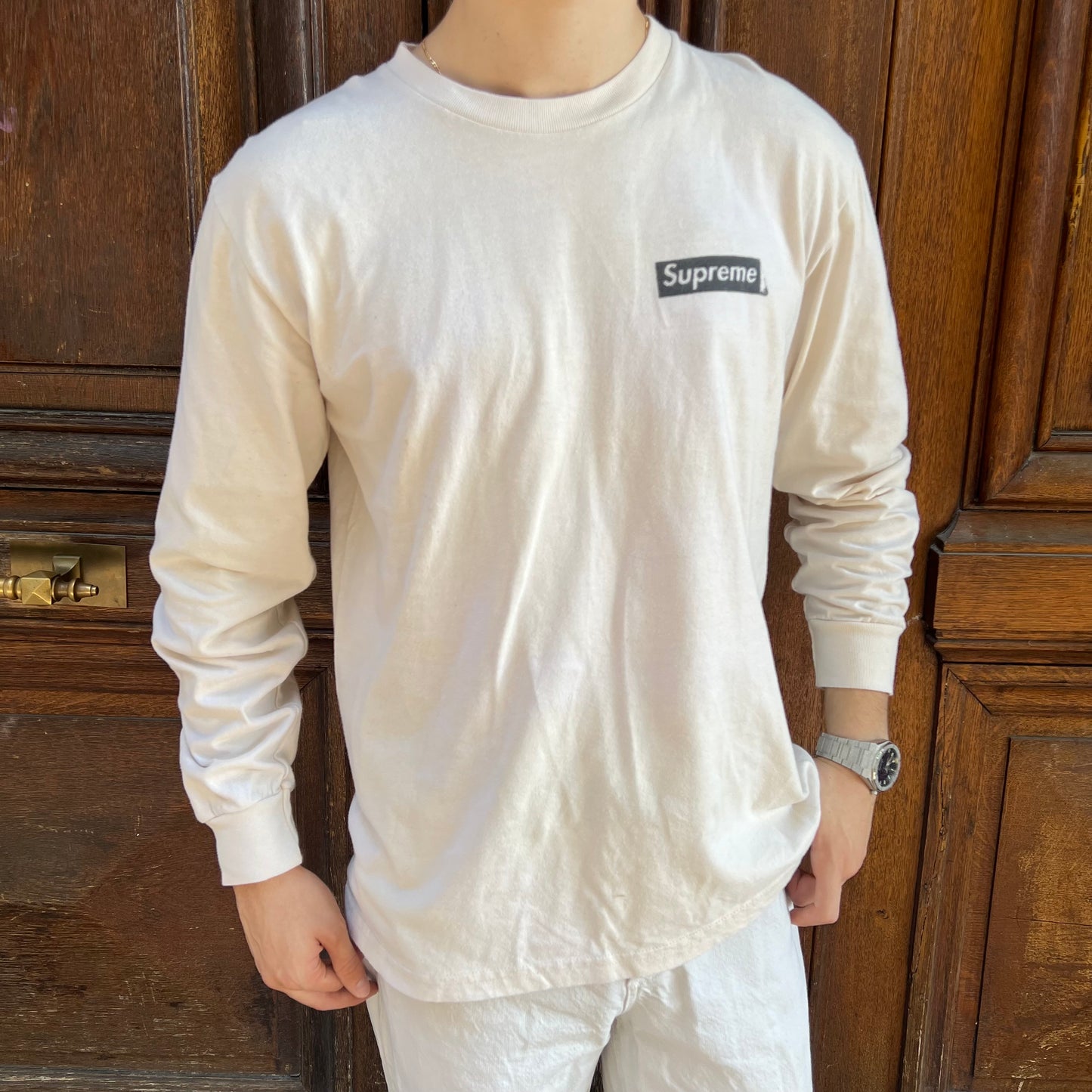 Longsleeve Supreme Sacred Unique blanc - M