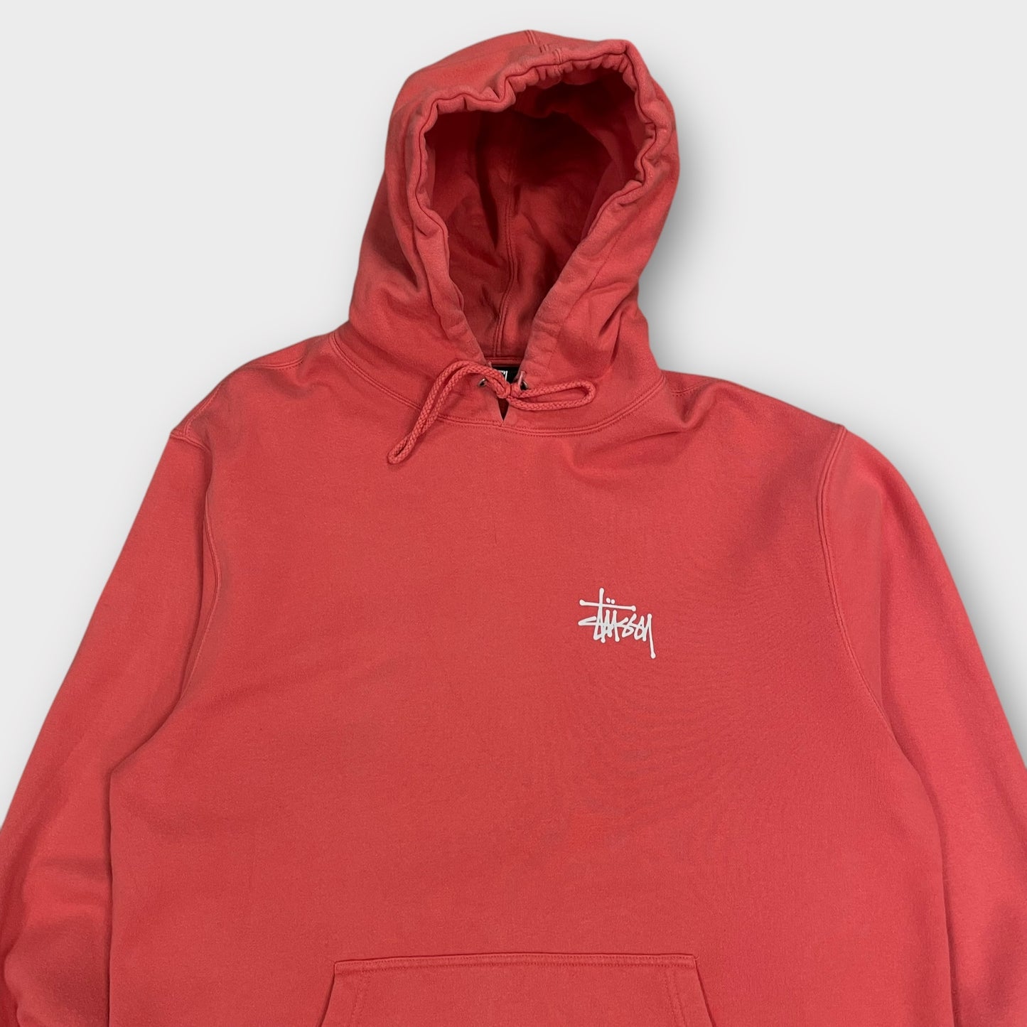 Classic logo Hoodie Stussy corail - XL