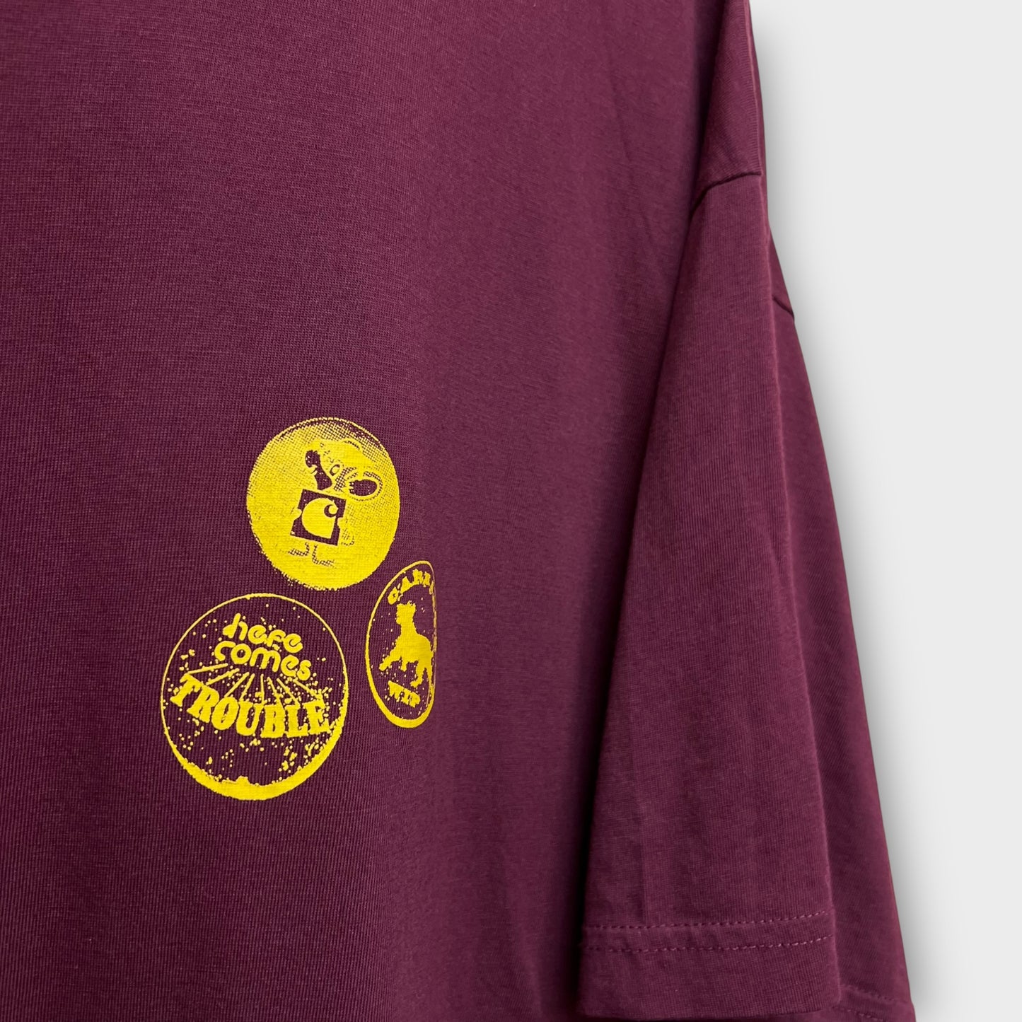 T-shirt Carhartt rouge Heres Comes - L