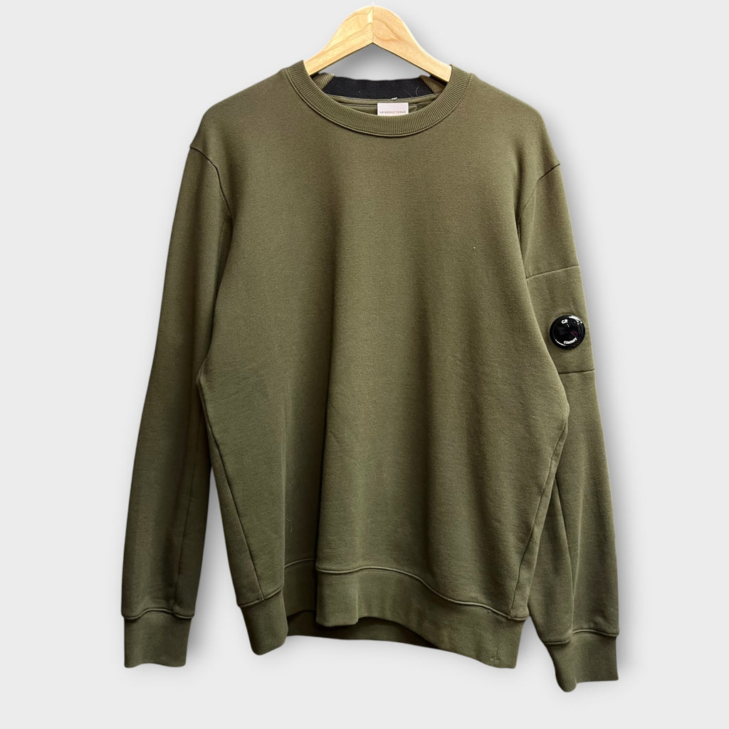 Sweat Cp Company Vert Kaki - XL