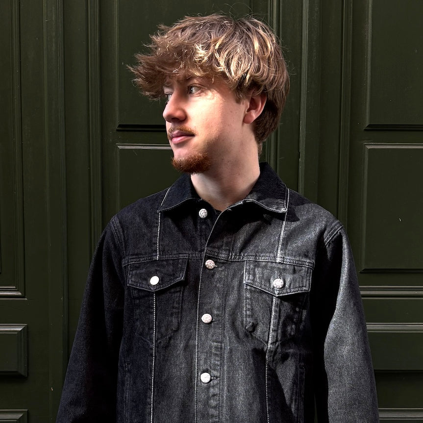 Veste en jeans Corteiz noir