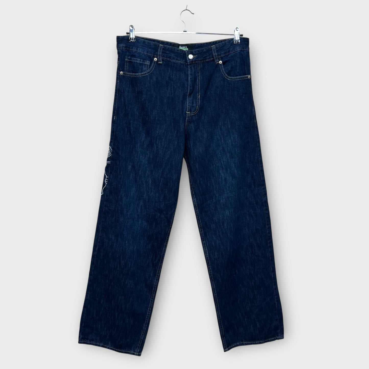 Hip Hop Baggy jeans brodé - FR44