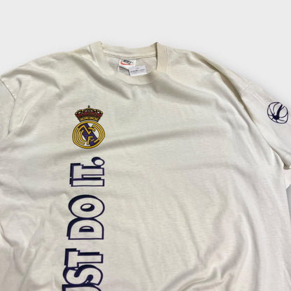 T-shirt Nike vintage 90's Real Madrid - XL