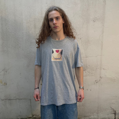 Supreme Collier Tee gris - L