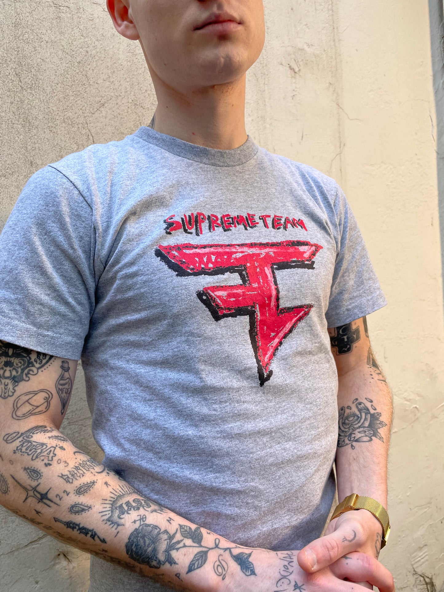 T-shirt Supreme x Faze Clan gris - S