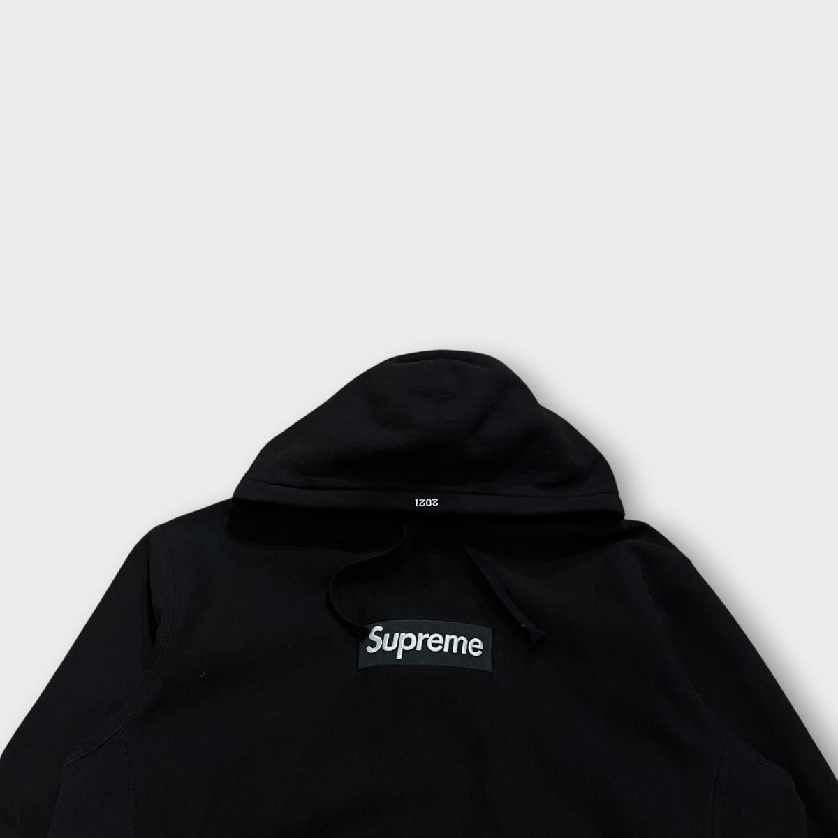 Hoodie Supreme Box Logo noir 2021 - M
