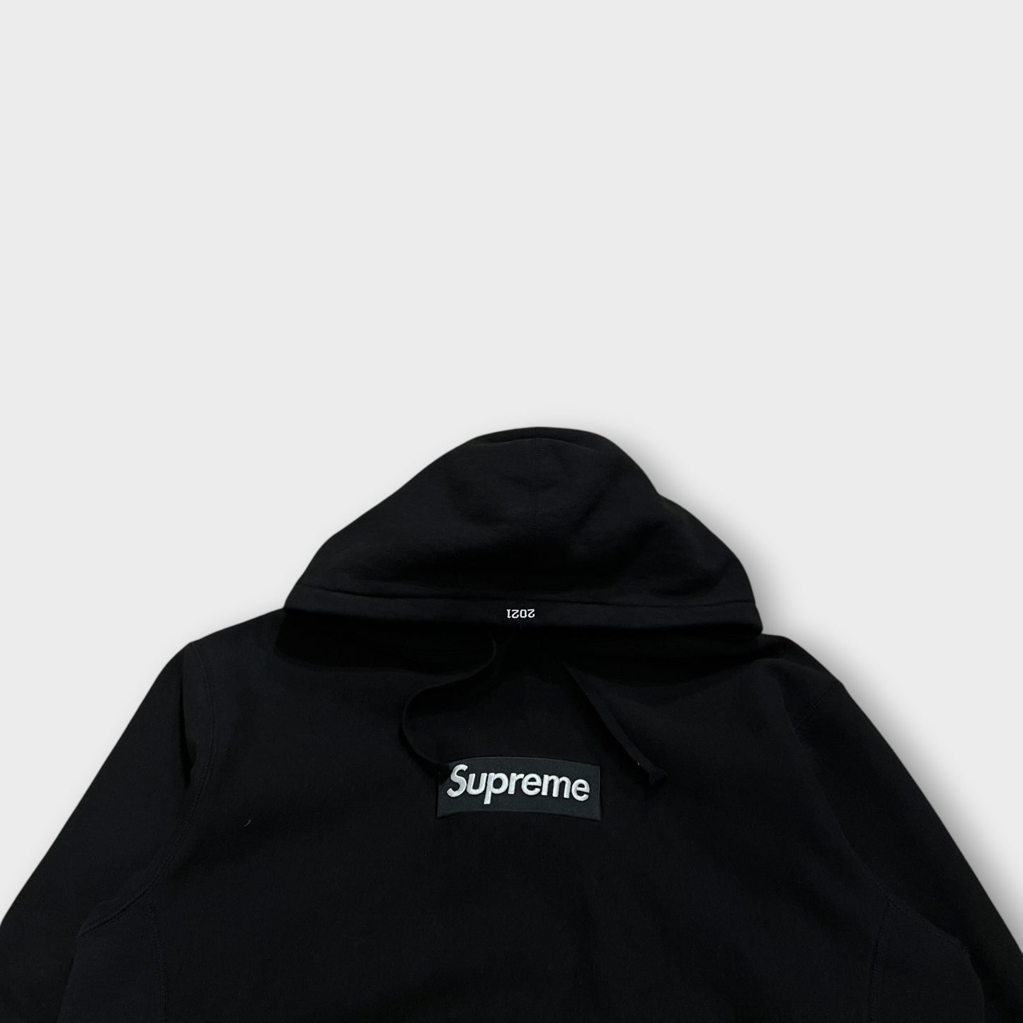 Hoodie Supreme Box Logo noir 2021 - M