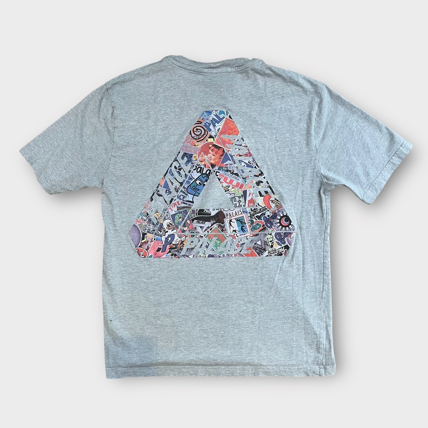 Tri Sticker T-shirt Palace Gris - M