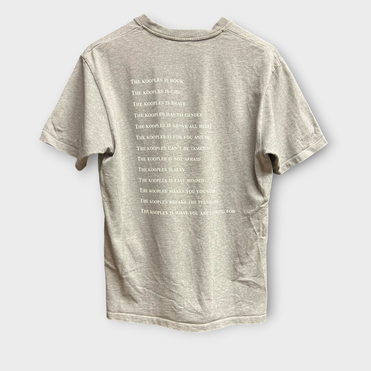 T-shirt The Kooples What Is gris - M