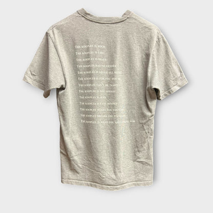 T-shirt The Kooples What Is gris - M