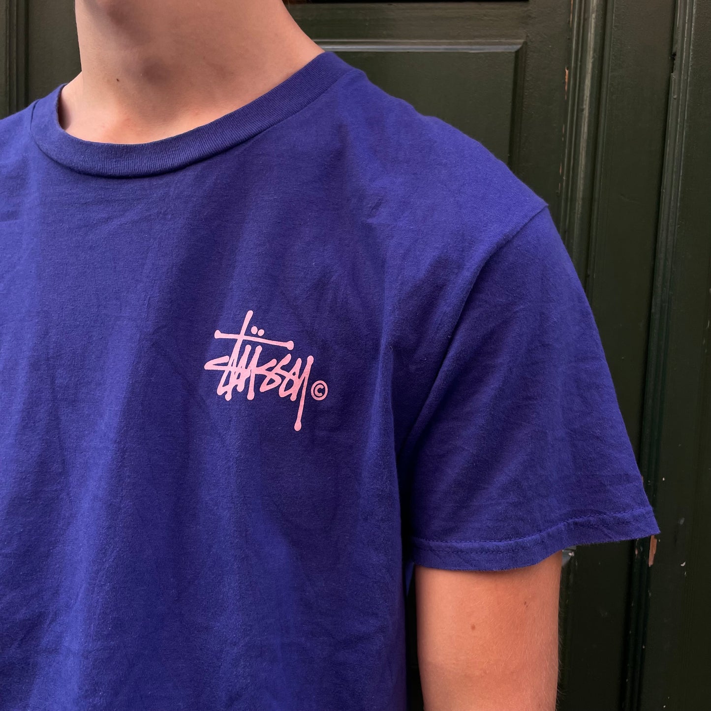 Classic tee Stussy purple - L