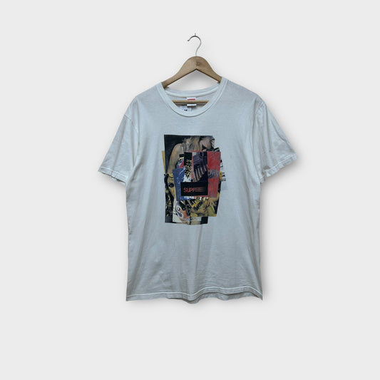 T-shirt Supreme Stack blanc de 2021 - L