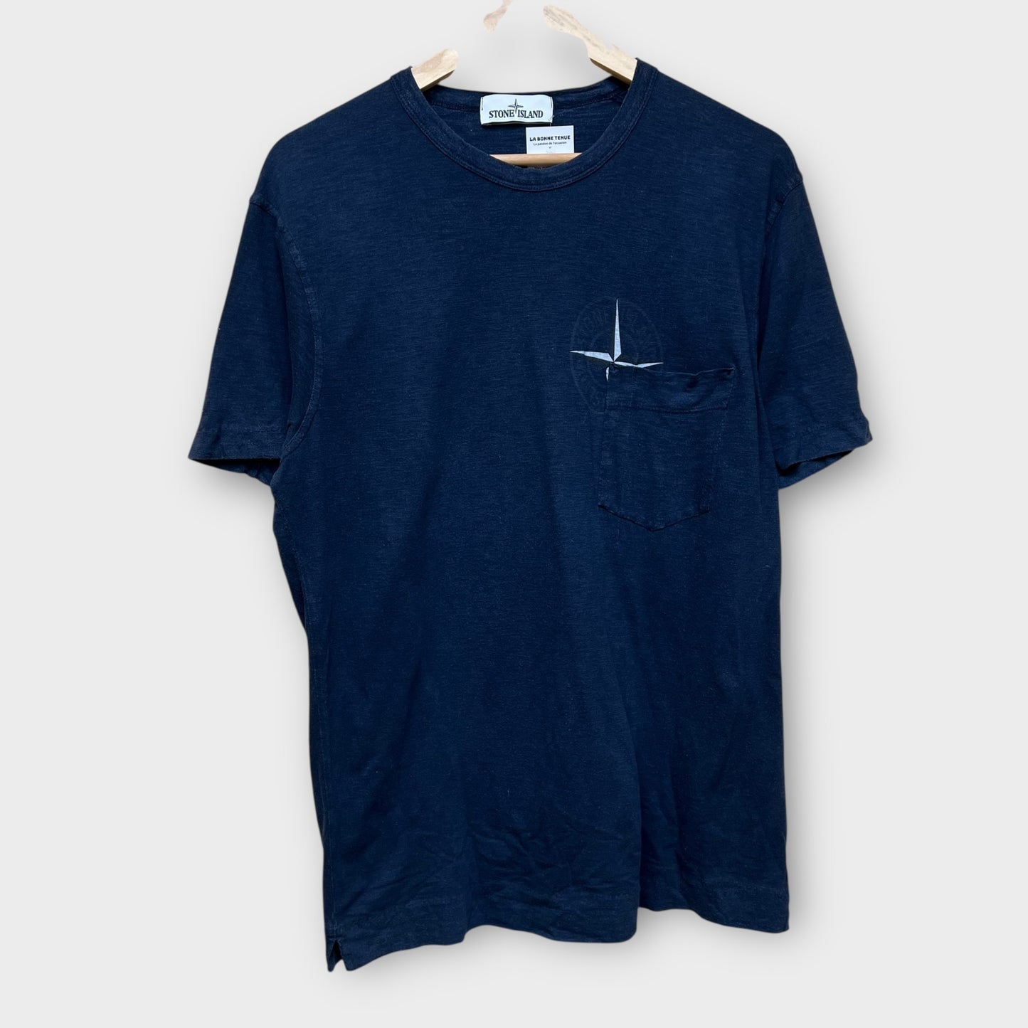T-shirt Stone Island bleu marine - XL