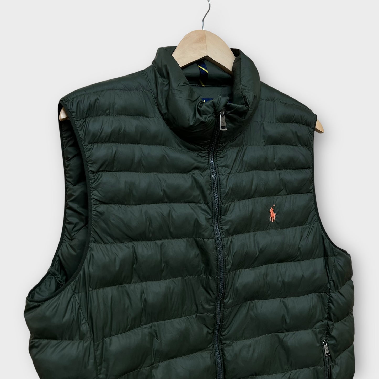 Doudoune Ralph Lauren sans manche kaki - M