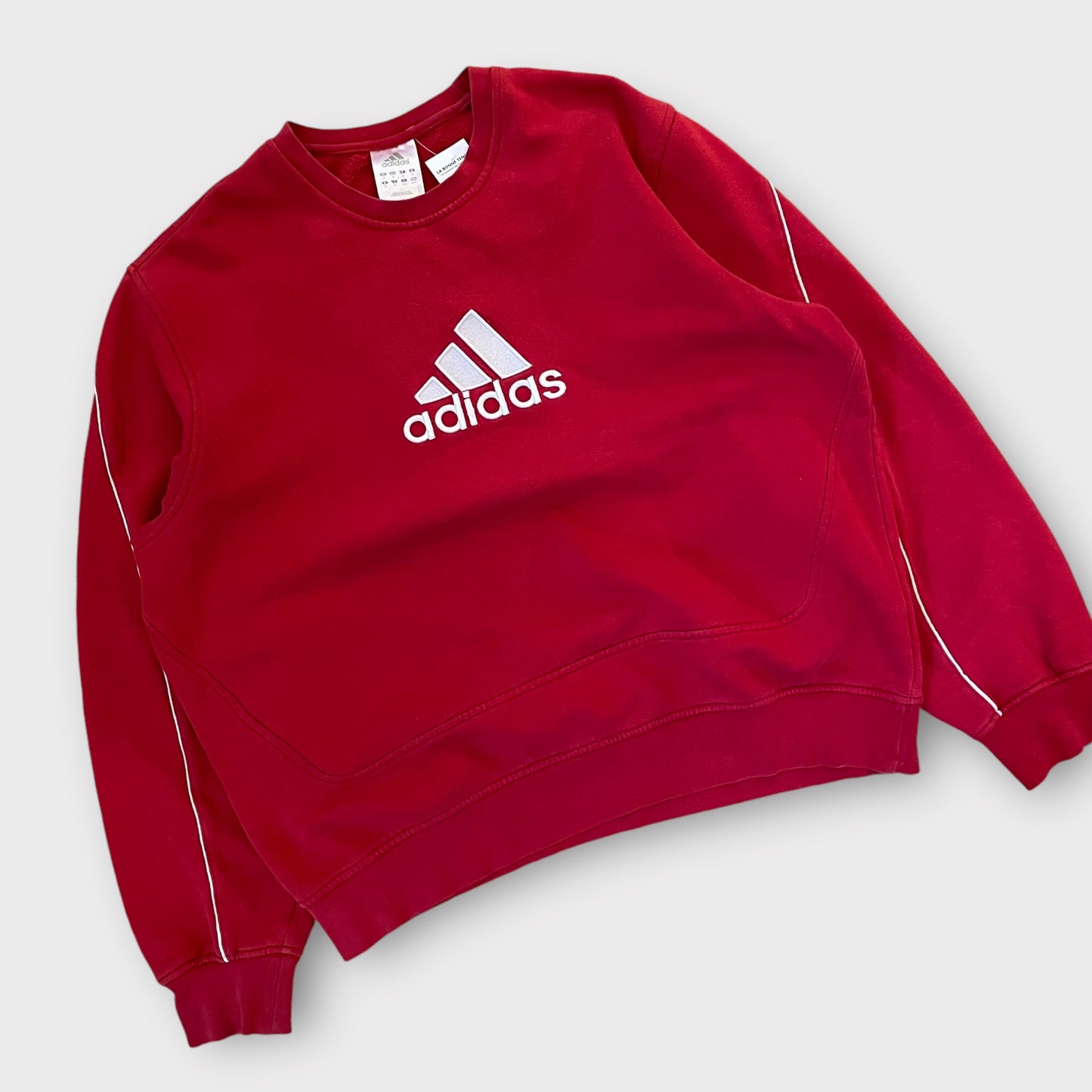 Sweat Adidas vintage 00's rouge - XL