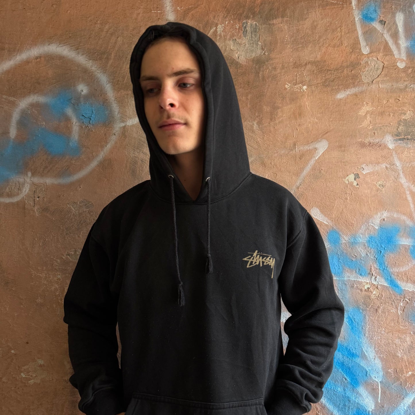 Hoodie stussy noir - M