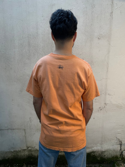 T-shirt Stussy Vintage orange 00's - L