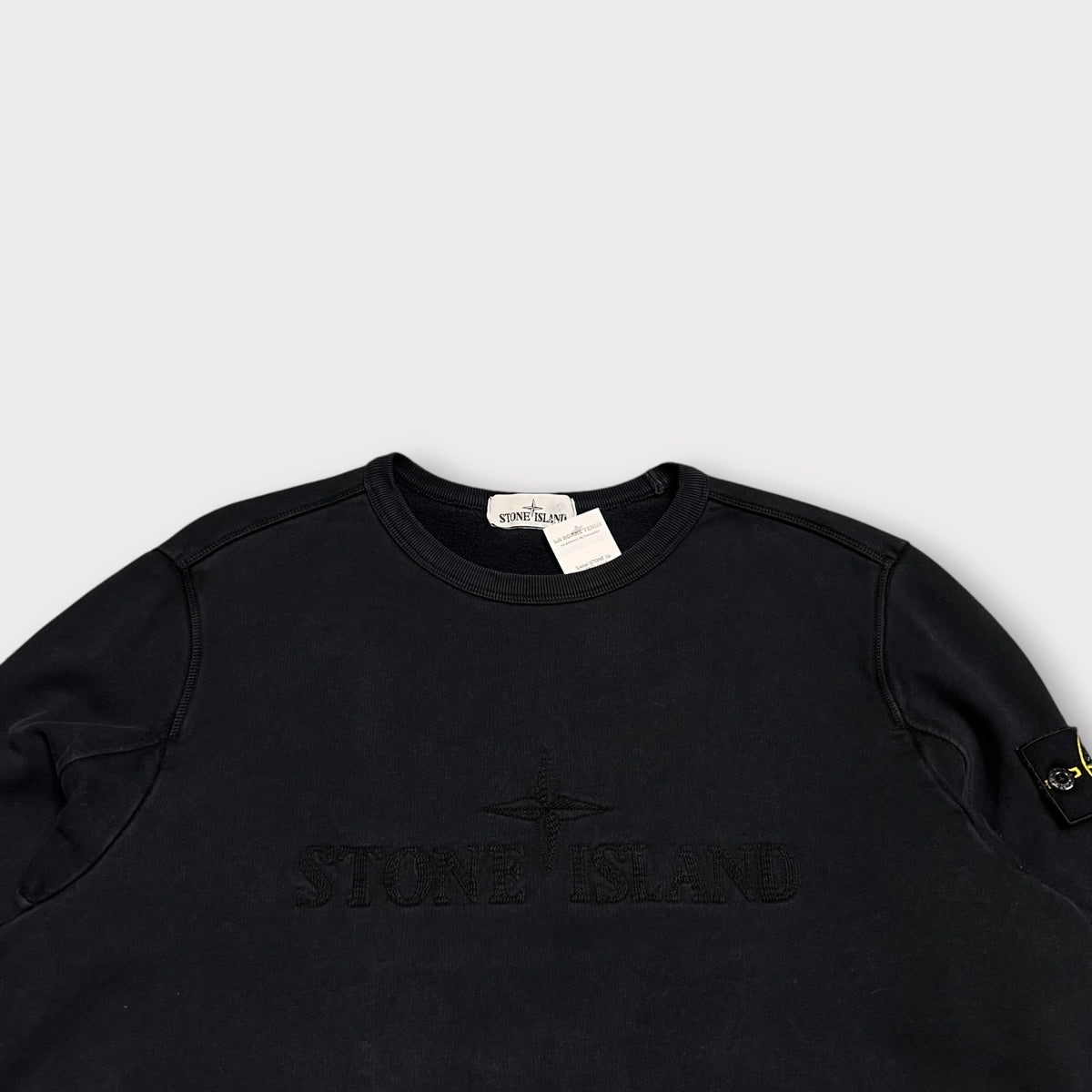 Sweat Stone Island Noir - L