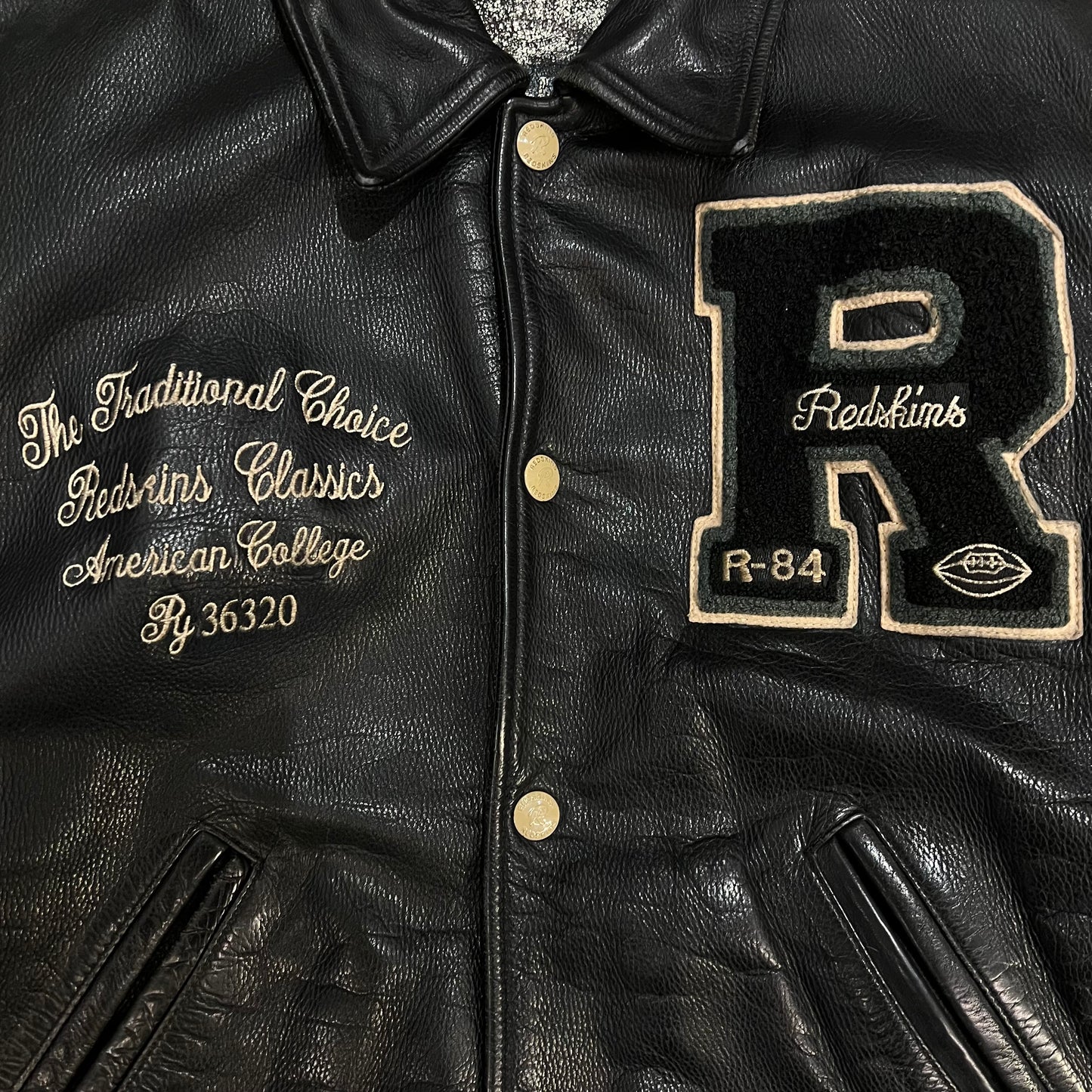 Veste En Cuir Redskins Noir - XL