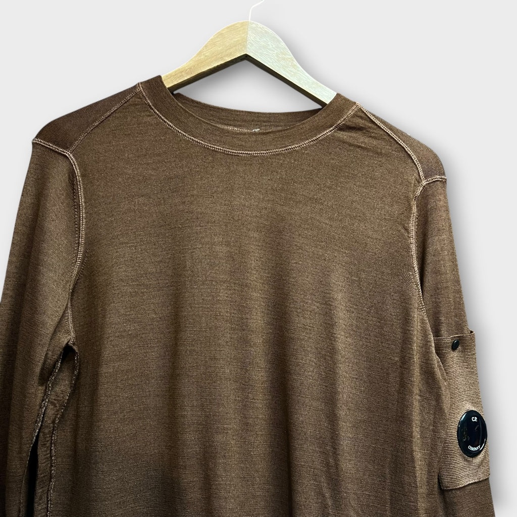 Sweat Cp Company Fin Marron - S
