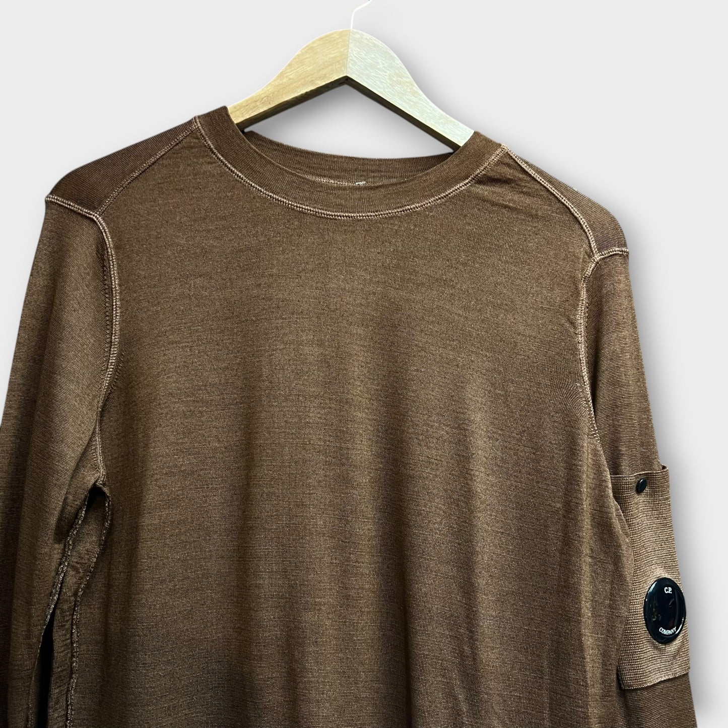 Sweat Cp Company Fin Marron - S