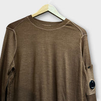 Sweat Cp Company Fin Marron - S