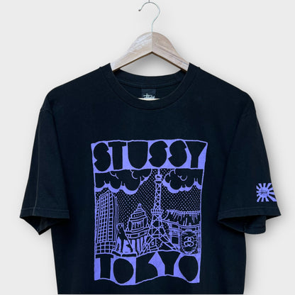 T-shirt noir Stussy vintage - M