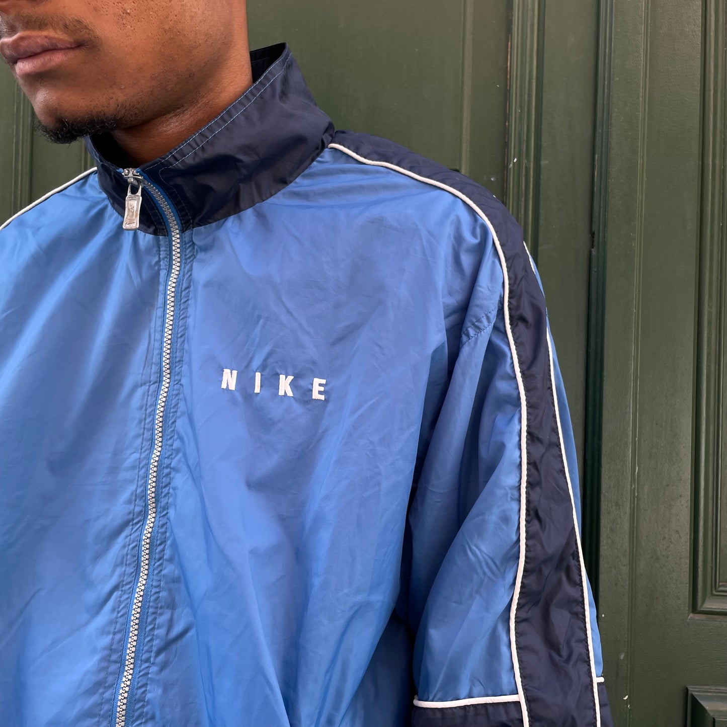 Vintage 90's Blue Nike Jacket - XL