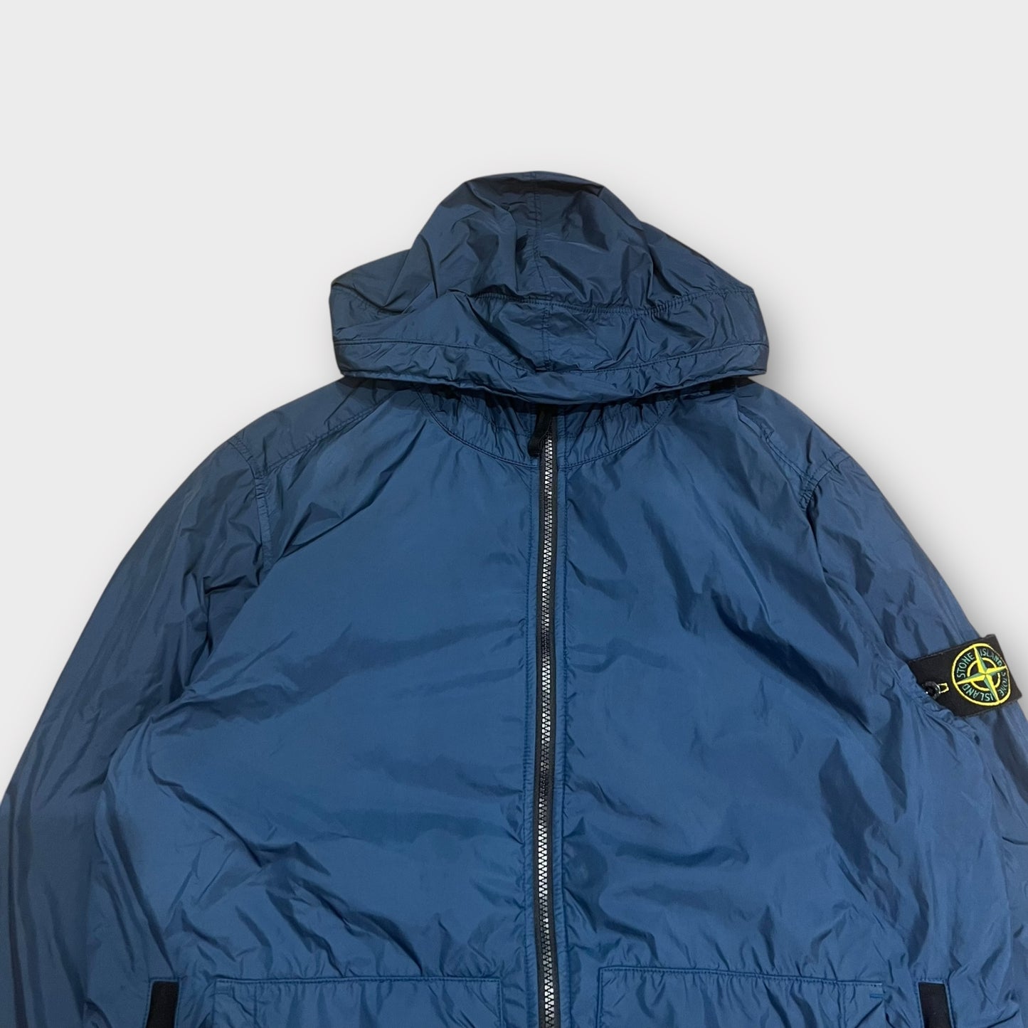 Veste Stone Island Crinkle Bleu - L