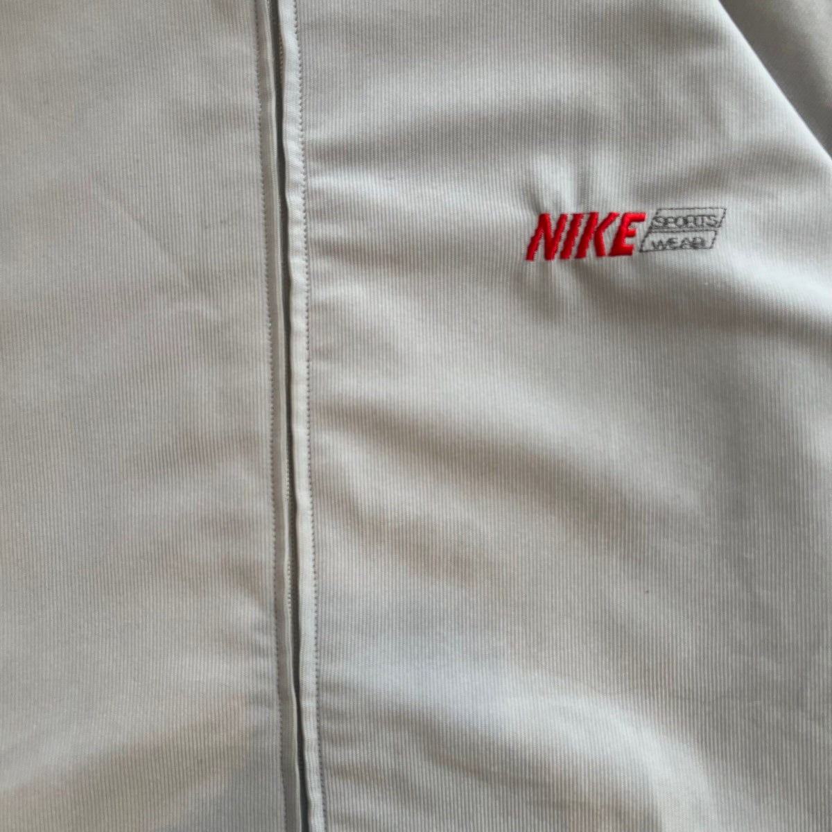 Veste Nike vintage 90/00's grise/rouge - XL