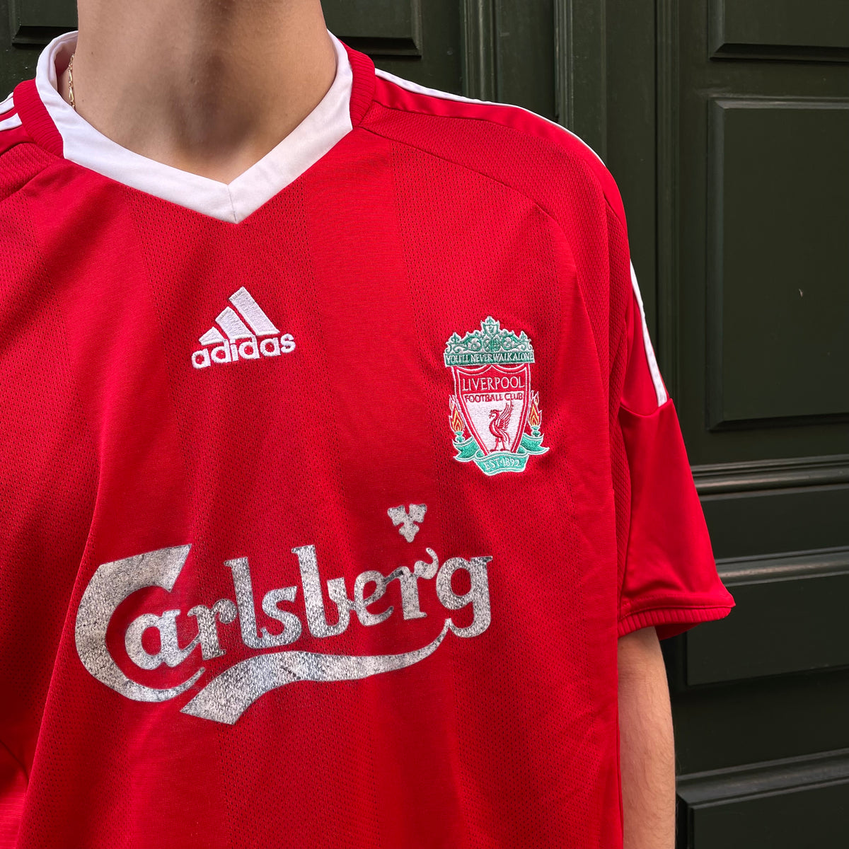 Maillot Adidas x Liverpool 2008 - 2010 rouge - XL