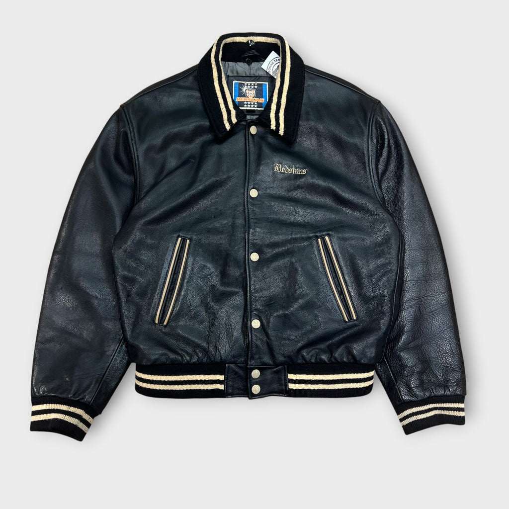 Veste en cuir REDSKINS L noir