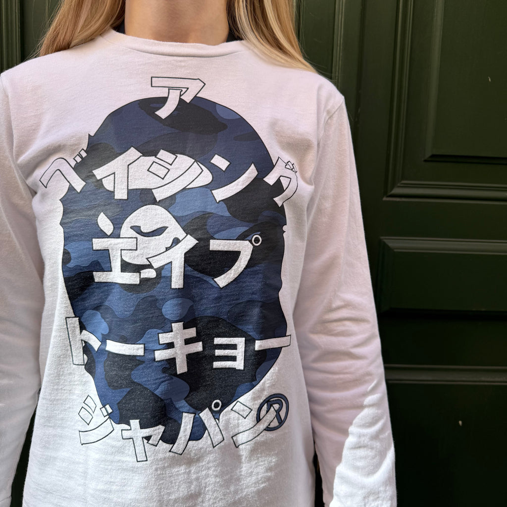 Longsleev blanc bape