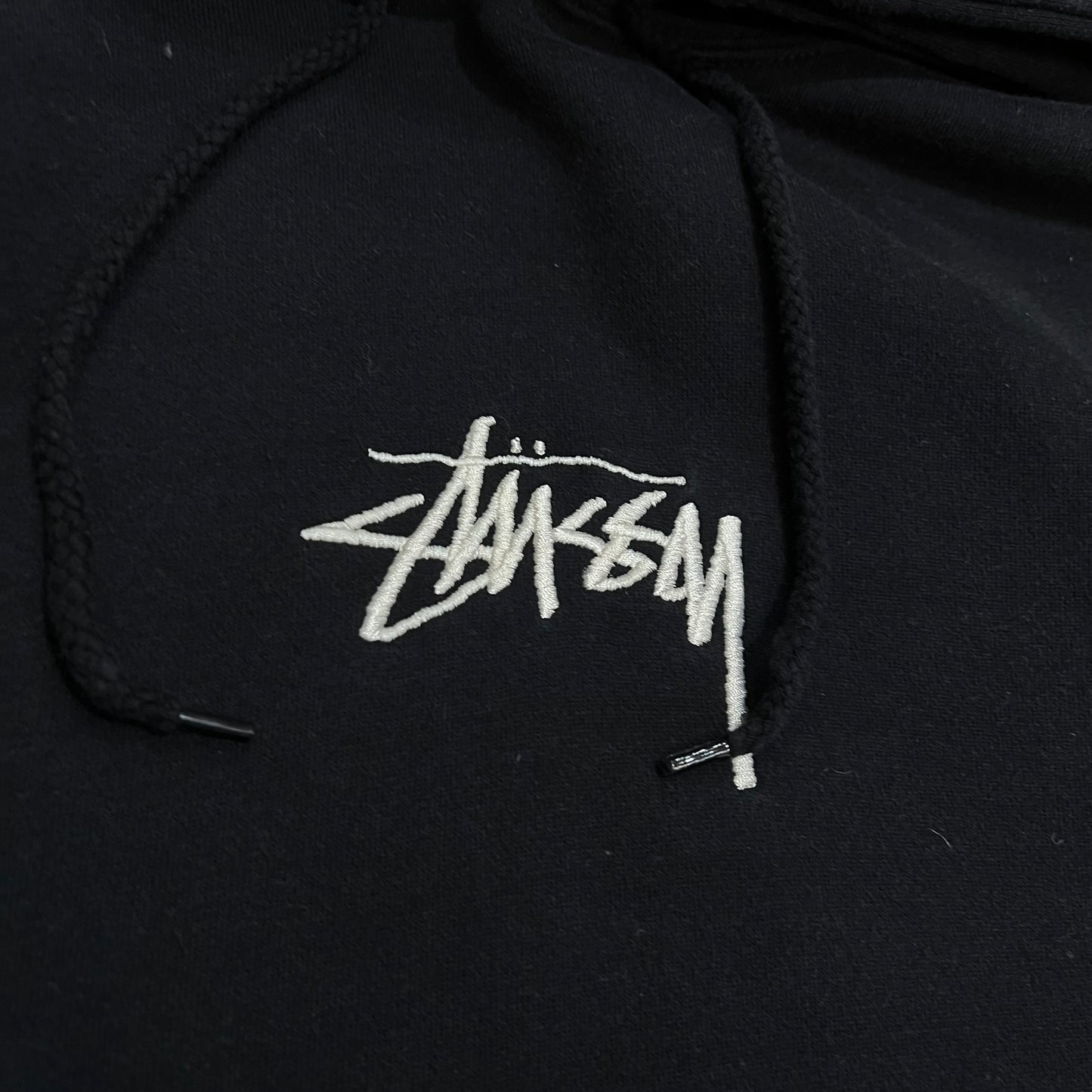 Hoodie Stussy Noir Spellout - M