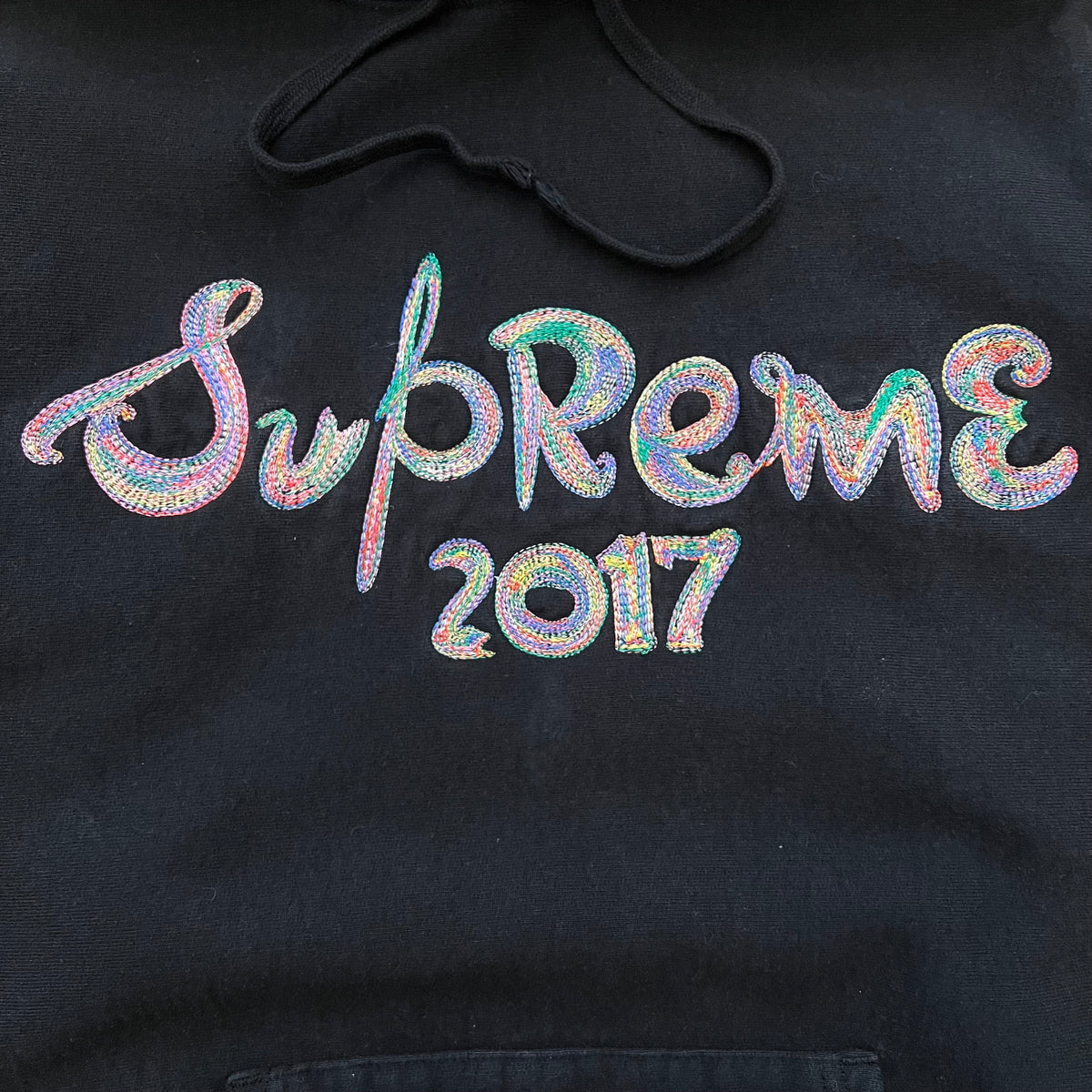 Hoodie Supreme Bush logo noir - M