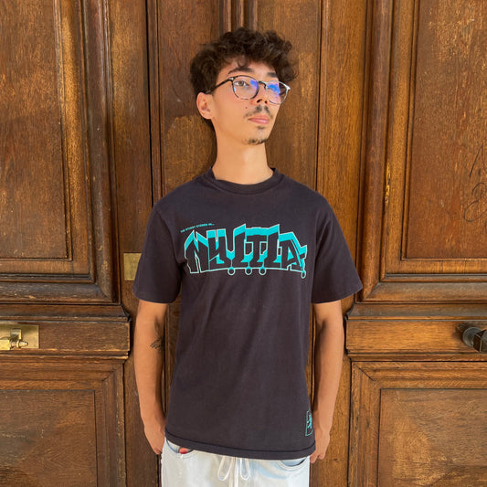 T-shirt Stussy noir vintage - S