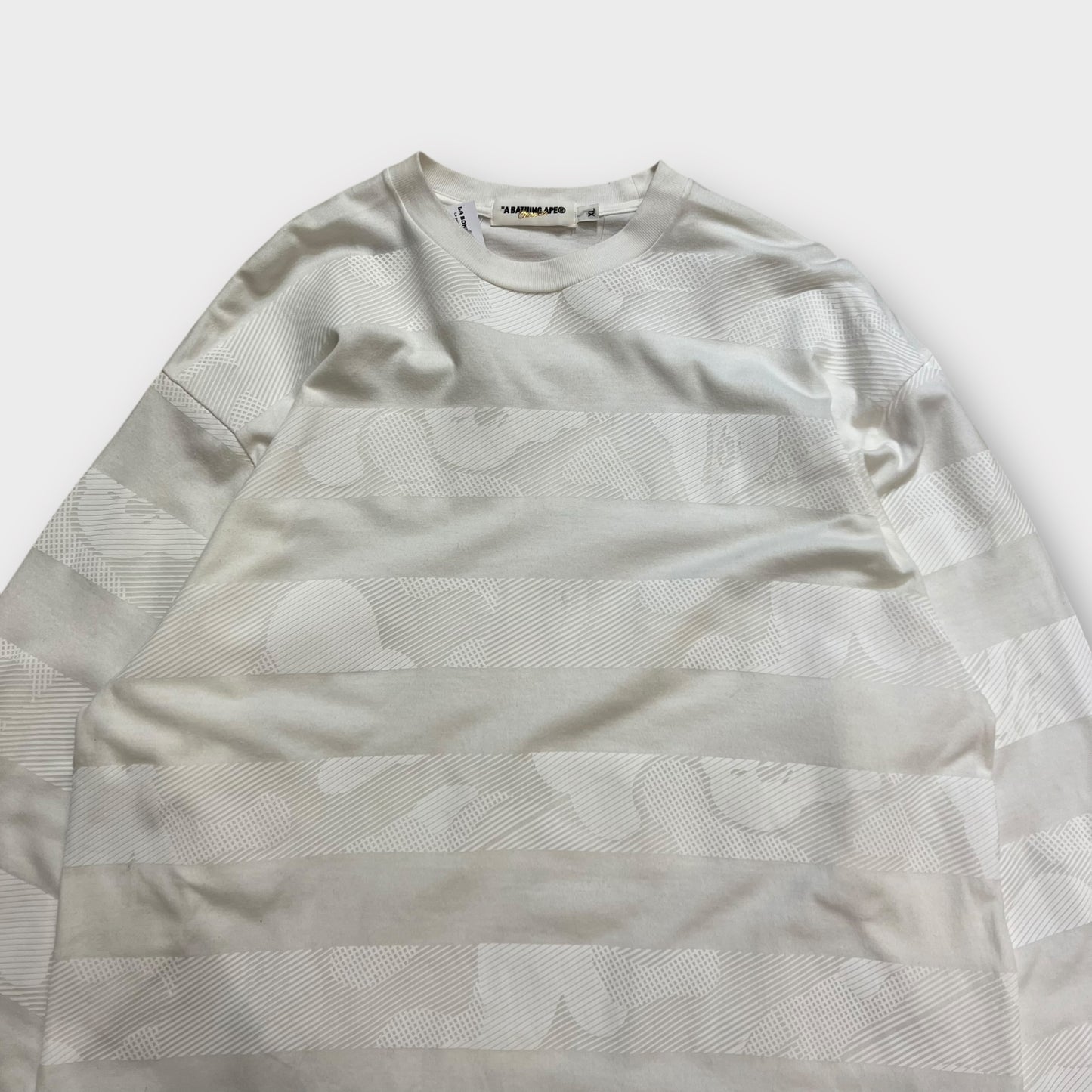 T-shirt A Manche Longue Bape Blanc - XL