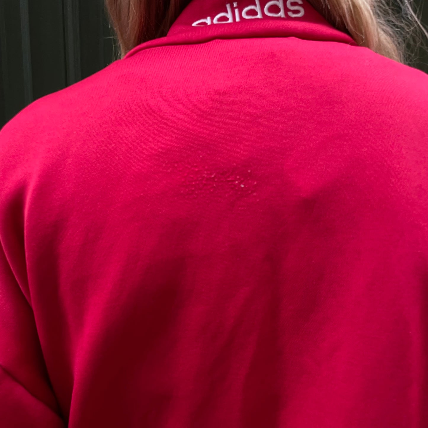 Veste Adidas vintage 90's rouge/noir - M