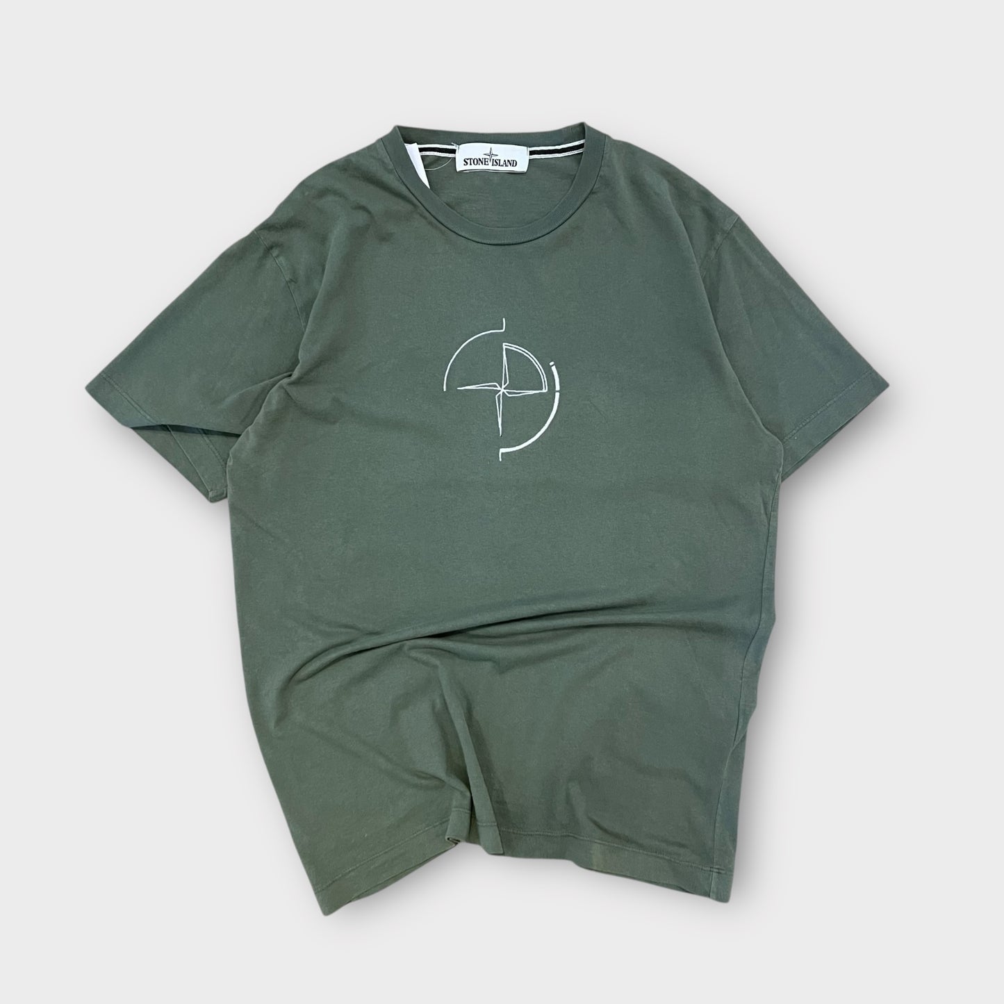 T-shirt Stone Island Vert - M