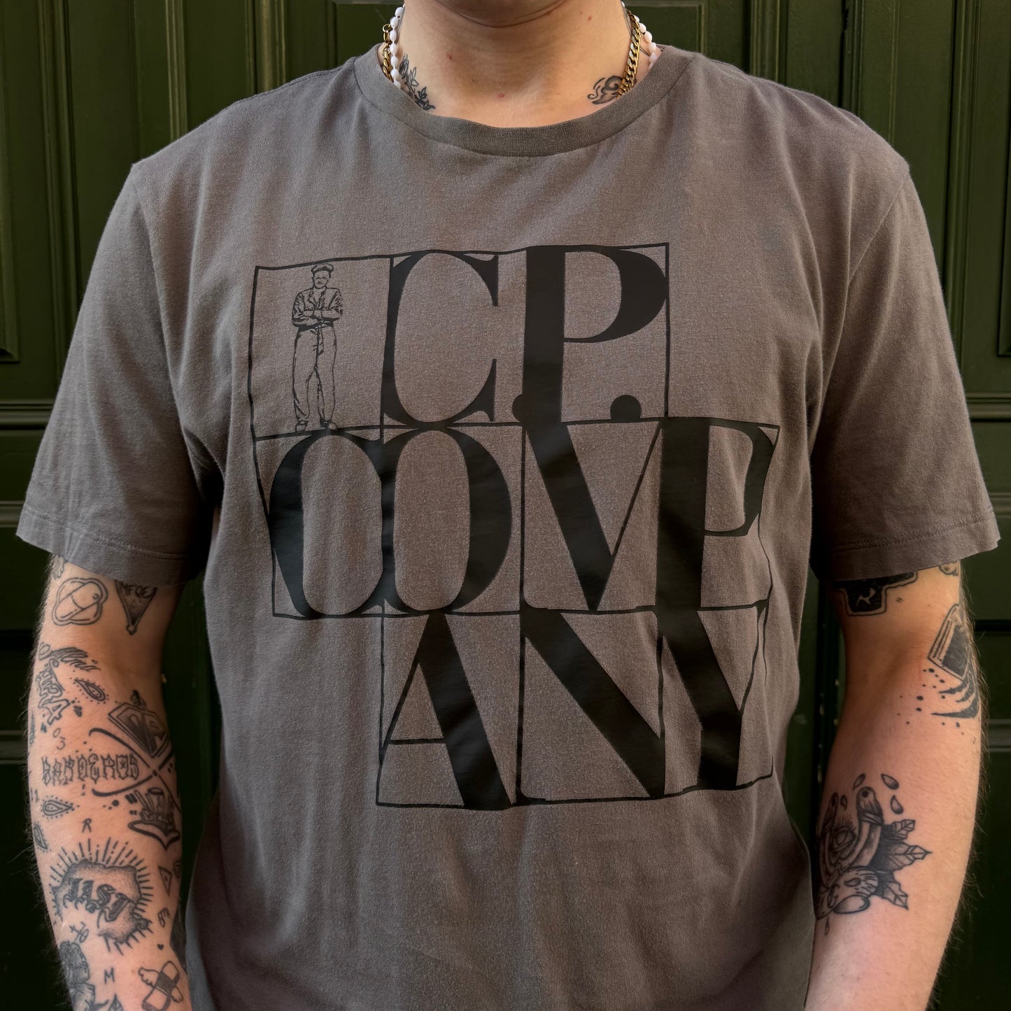 T-shirt CP Company gris - S