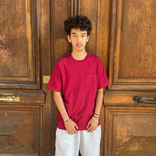 Supreme Pocket tee rouge - M